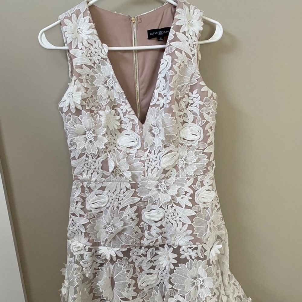 White Flower Dress - image 1